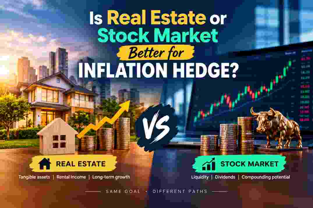 Is real estate or Stock market better for inflation hedge?