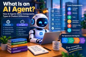 Learn what AI agents are how they differ from chatbots