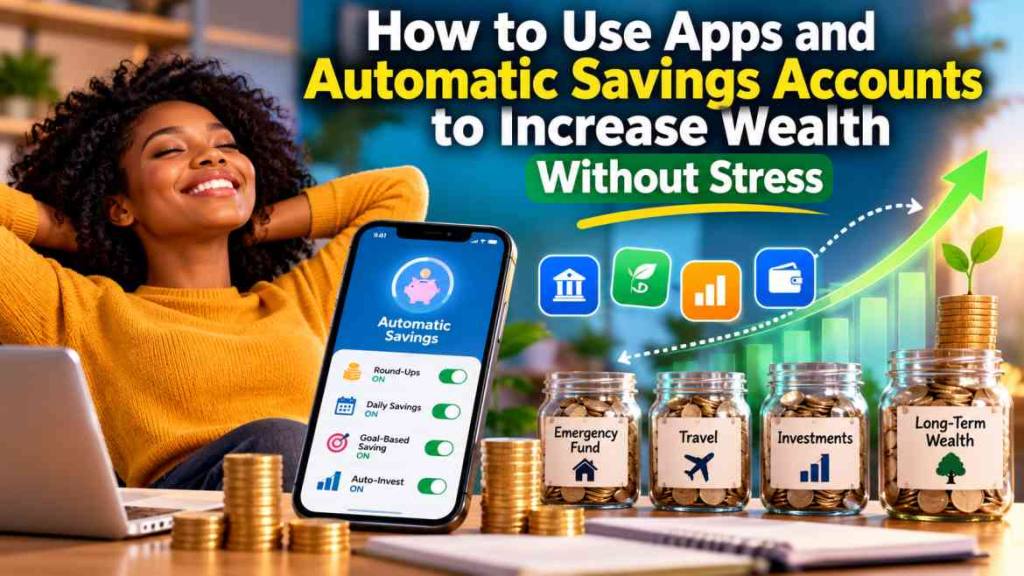 How to Use Apps and Automatic Savings Accounts to Increase Wealth Without Stress